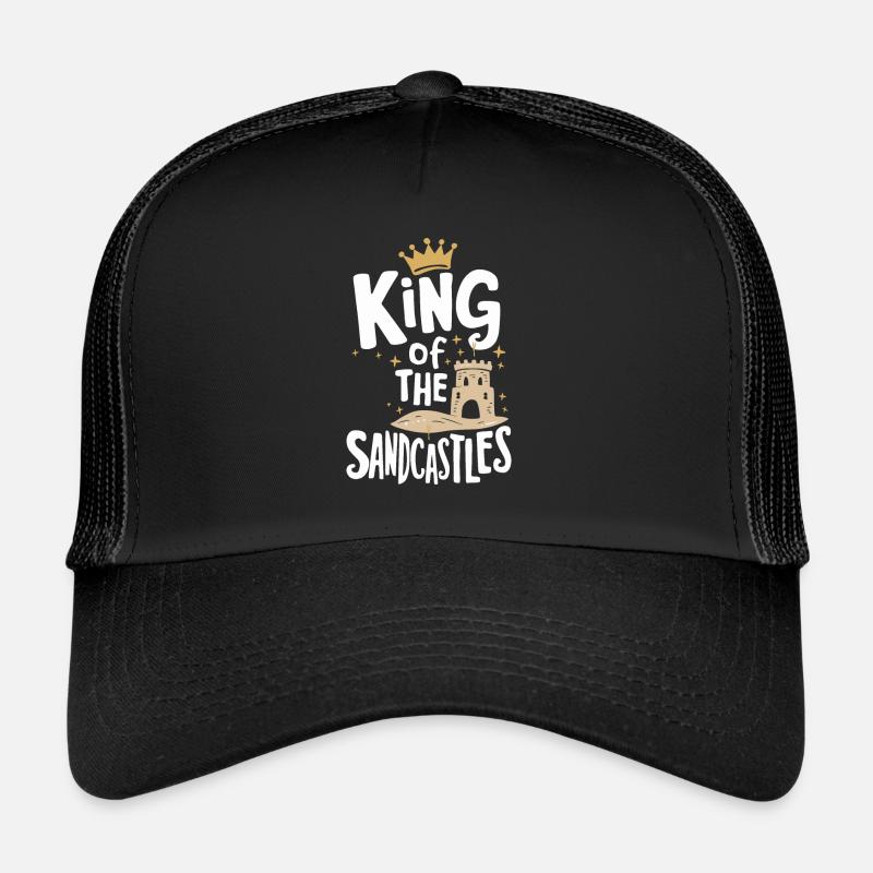 Sculpteurs de sable professionnels sur la plage du Casquette trucker 