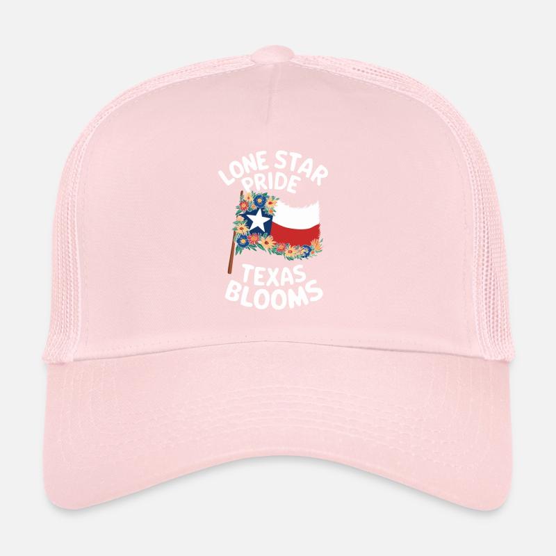 Texas Fleurs sauvages Saison Champs Fleurs Texas Casquette trucker 