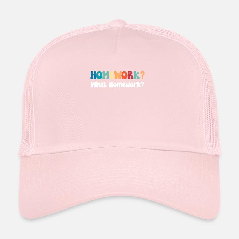 Devoirs? Quels devoirs ? Graduation Casquette trucker 