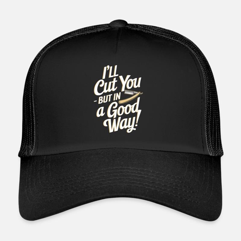 Vibrations de salon de coiffure et coupes de cheveux classiques pour Casquette trucker 