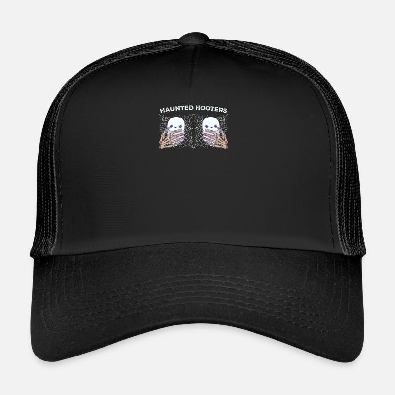 Halloween Boob Haunted Hooters Trucker Cap