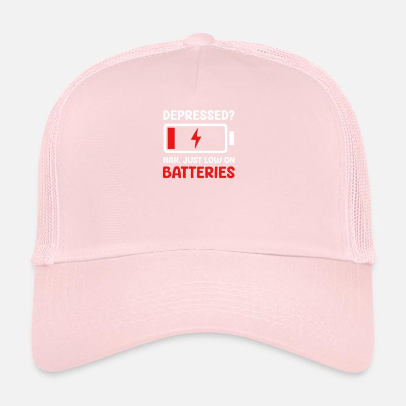 La prise de conscience de la dépression est à court de piles Casquette trucker 