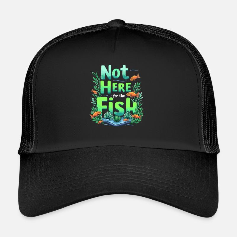 Passionné d’aquascaping Jardinage sous-marin Casquette trucker 