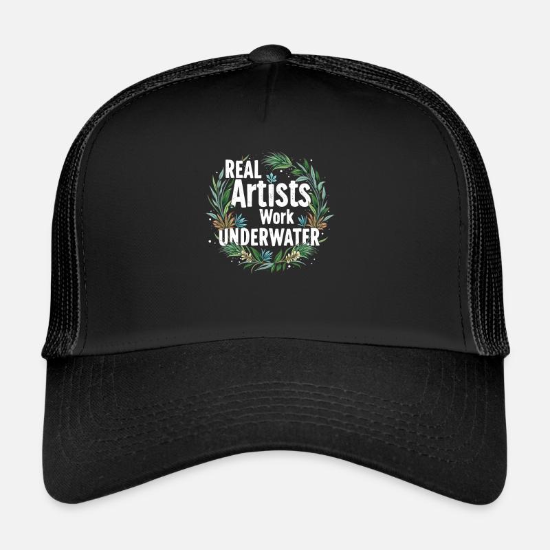 Passionné d’aquascaping Jardinage sous-marin Casquette trucker 