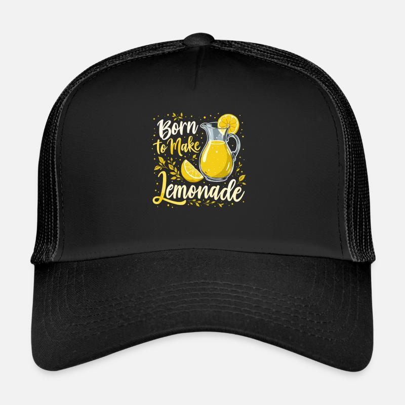 Vibrations rafraîchissantes de la limonade : parfait pour la limonade Casquette trucker 