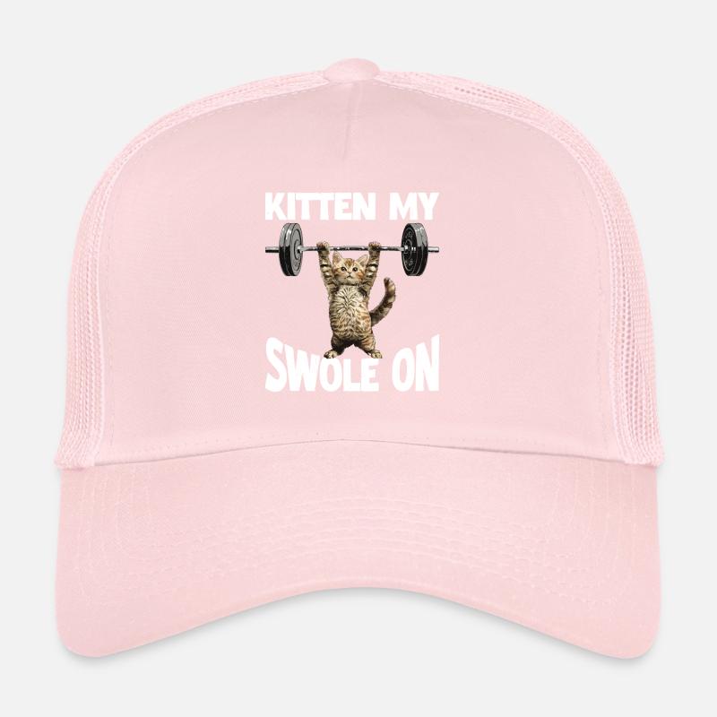 Kitten My Swole On 2 Trucker Cap
