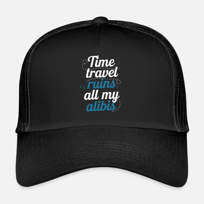 Time travel sci-fi enthusiast and time machine Trucker Cap