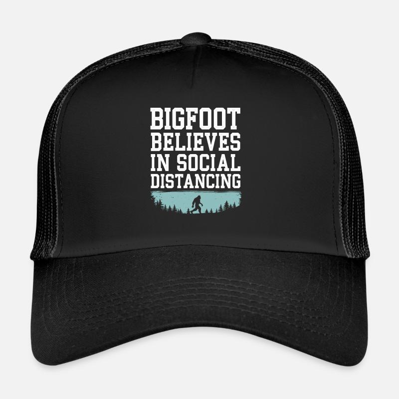 Bigfoot Believer Sasquatch Cryptid Forest Creature Trucker Cap