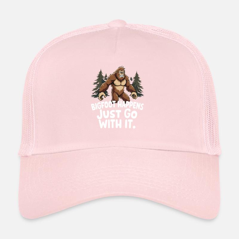 Bigfoot Believer Sasquatch Cryptid Forest Creature Trucker Cap