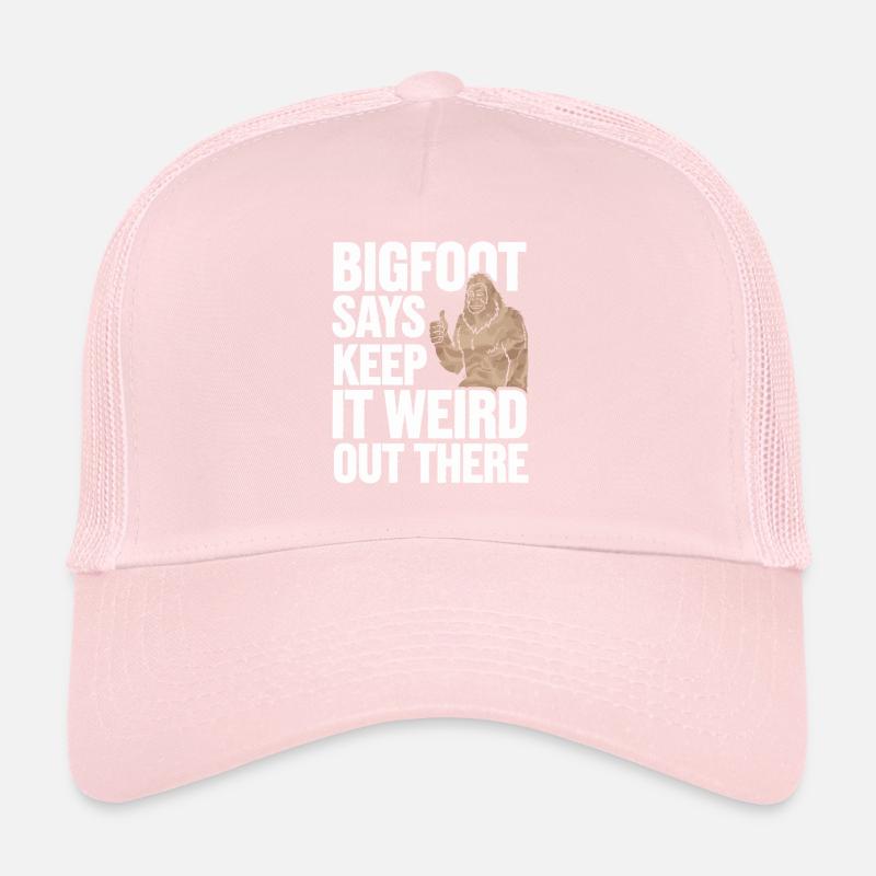 Bigfoot croyant Sasquatch Cryptide Créature de la forêt Casquette trucker 