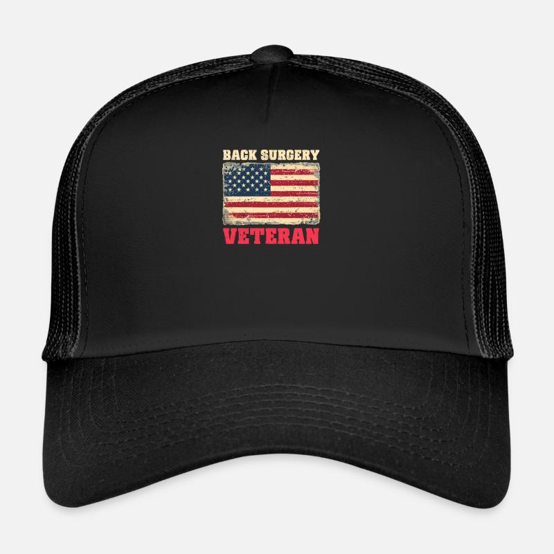 Chirurgie du dos Chirurgie du dos Vétéran Casquette trucker 
