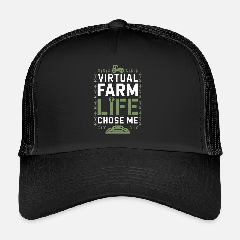 Farming Simulator Virtual Farming Game Fan Farm - Trucker Cap - black/black