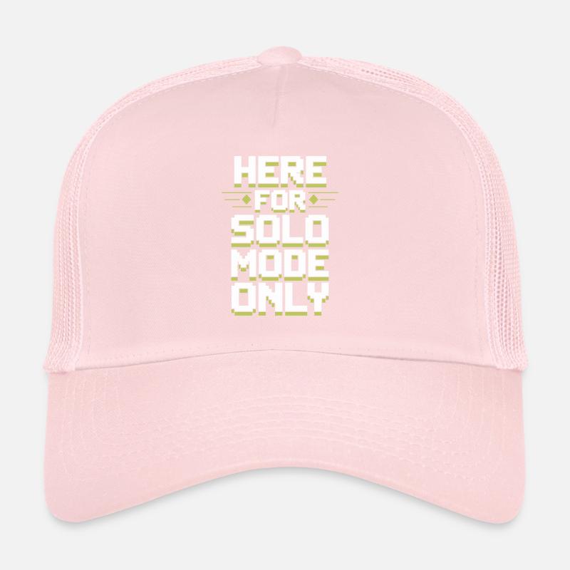Joueur introverti déclarant calme Casquette trucker 