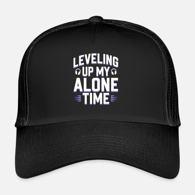 Introverted Gamer Declarer Calm Trucker Cap