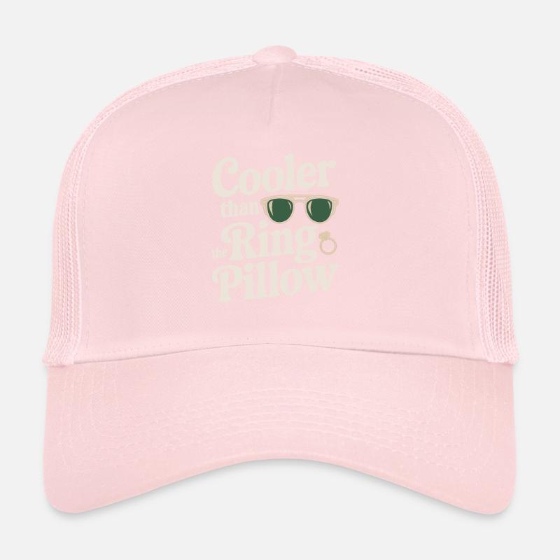 Bague Dude Cérémonie de mariage Bague Guy Casquette trucker 