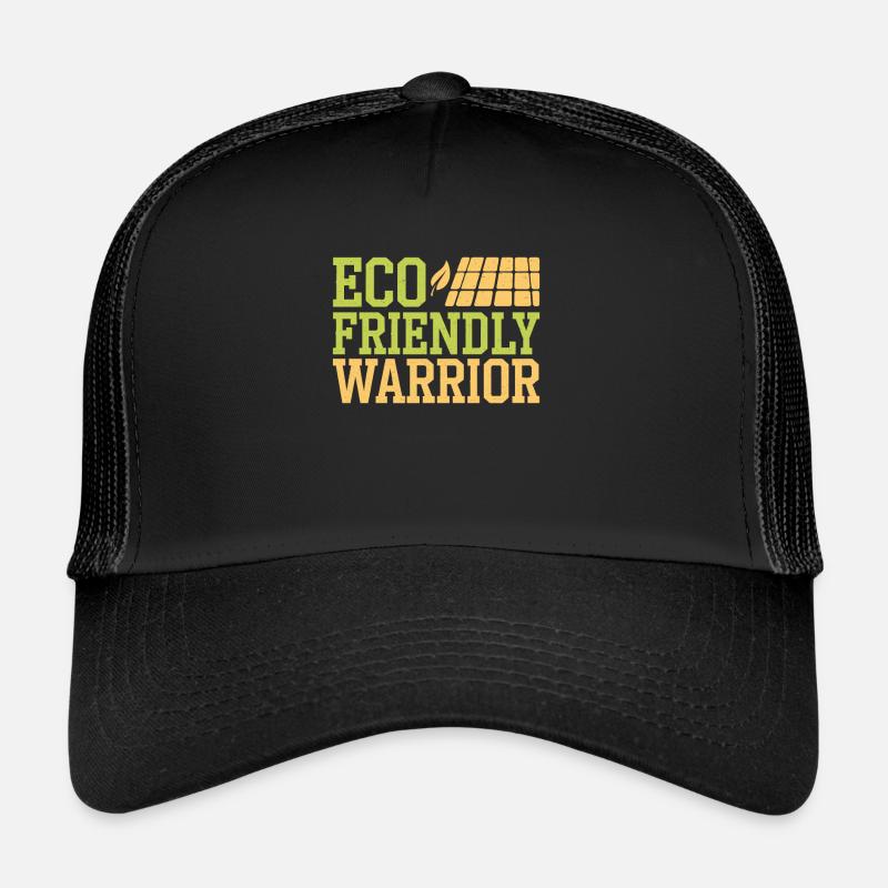 Énergie solaire Énergie renouvelable Mode de vie durable Casquette trucker 