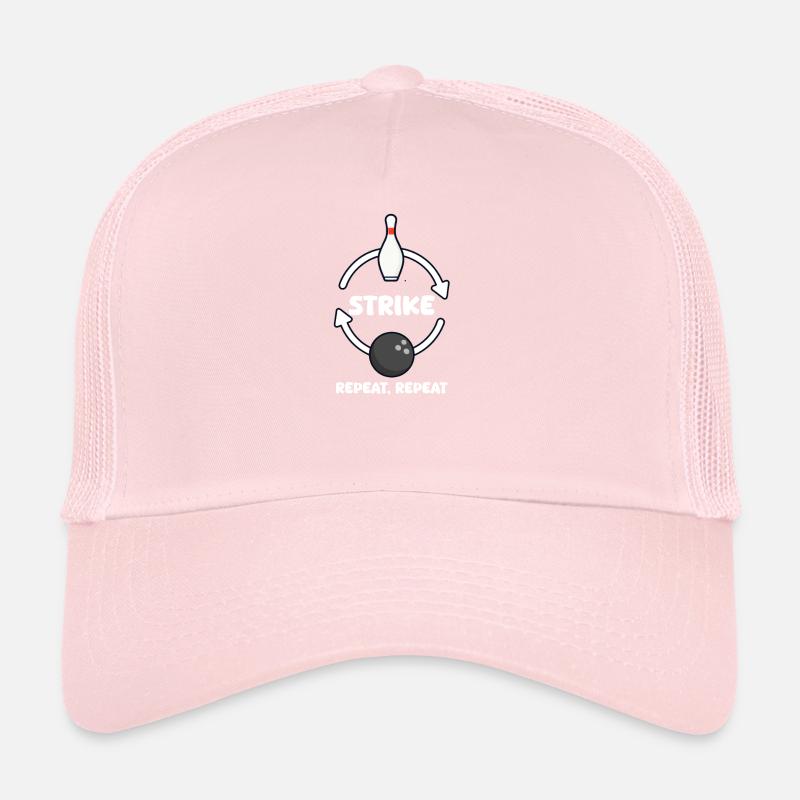Bowling Strike, répéter, répéter Casquette trucker 