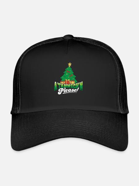 Ä Tännsch´n Please Weihnachten - Trucker Cap - Schwarz/Schwarz