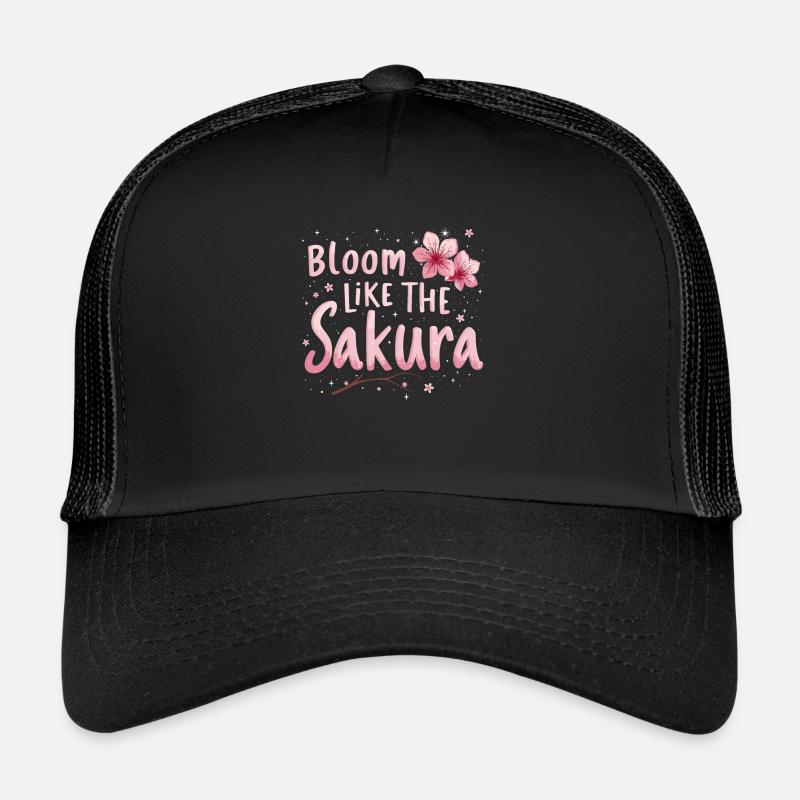 Cherry blossom enthusiast Sakura Lovers Springtime Trucker Cap