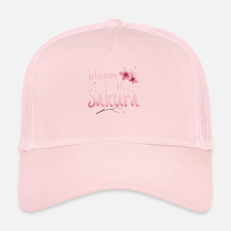 Cherry blossom enthusiast Sakura Lovers Springtime Trucker Cap