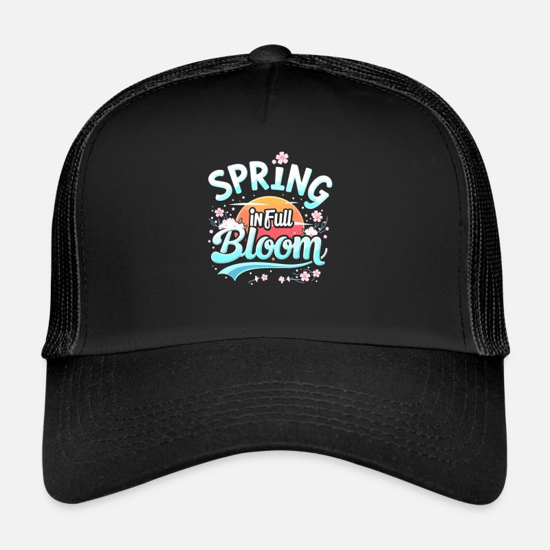 Cherry blossom enthusiast Sakura Lovers Springtime Trucker Cap