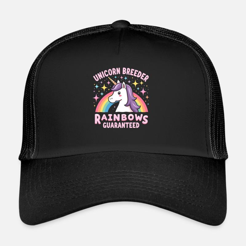 Unicorn breeder funny magical creature and Trucker Cap