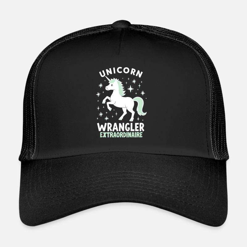 Unicorn breeder funny magical creature and Trucker Cap
