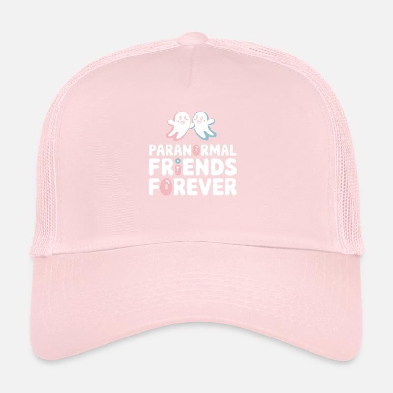 Paranormal Comedy Funny Ghost Humor Lighthearted Trucker Cap