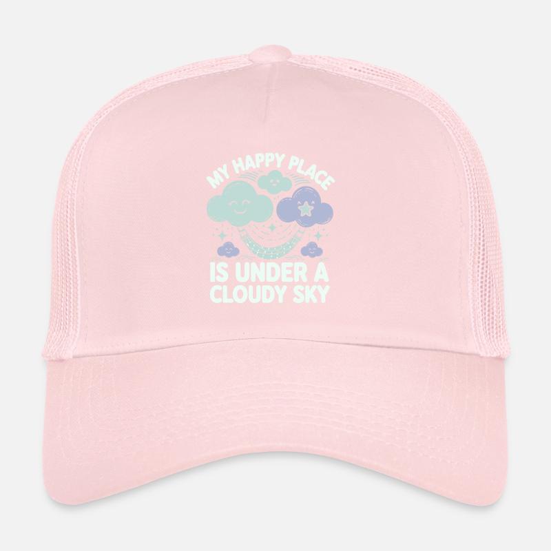 Cloudy view, Relaxing sky, Dreamy Trucker Cap