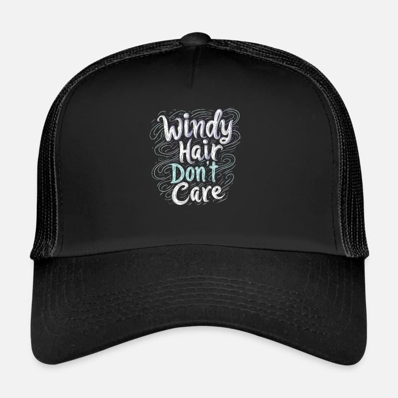 Whimsical Weather Patterns, Whimsical Clouds, Funny Trucker Cap