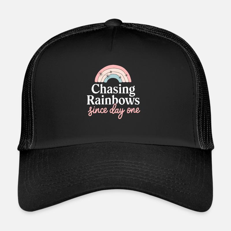 Whimsical Weather Patterns, Whimsical Clouds, Funny Trucker Cap
