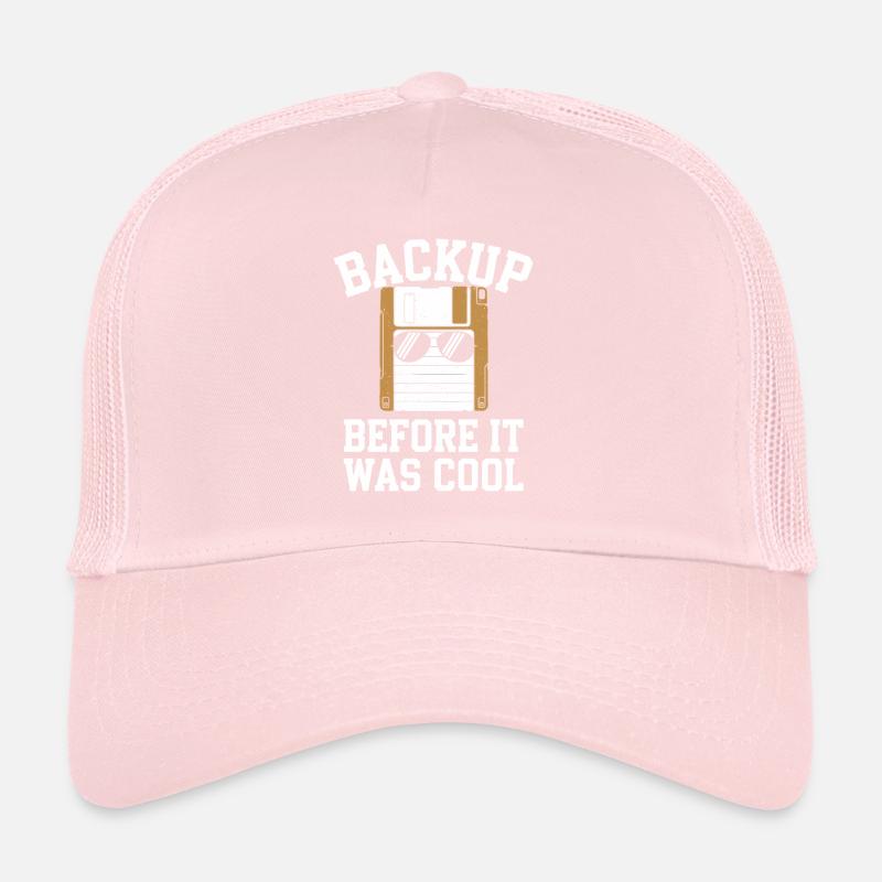 Floppy Disk Retro Tech Nostalgia Old School Trucker Cap