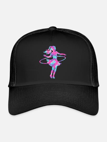 Danse Cerceau Tie Dye Danseuse Cerceau - Casquette trucker  - noir/noir - Devant