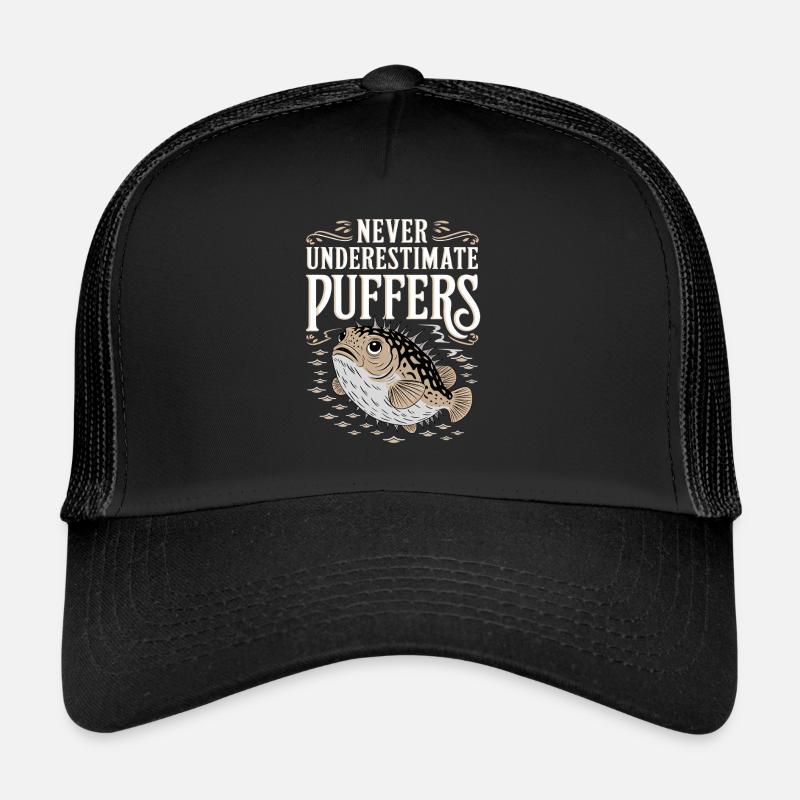 Poisson-globe passionné de la vie marine Quirky Casquette trucker 