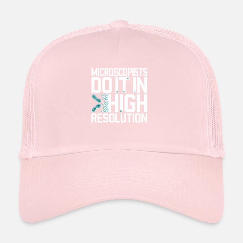 Microscope Enthusiast Lab Technician Science Trucker Cap