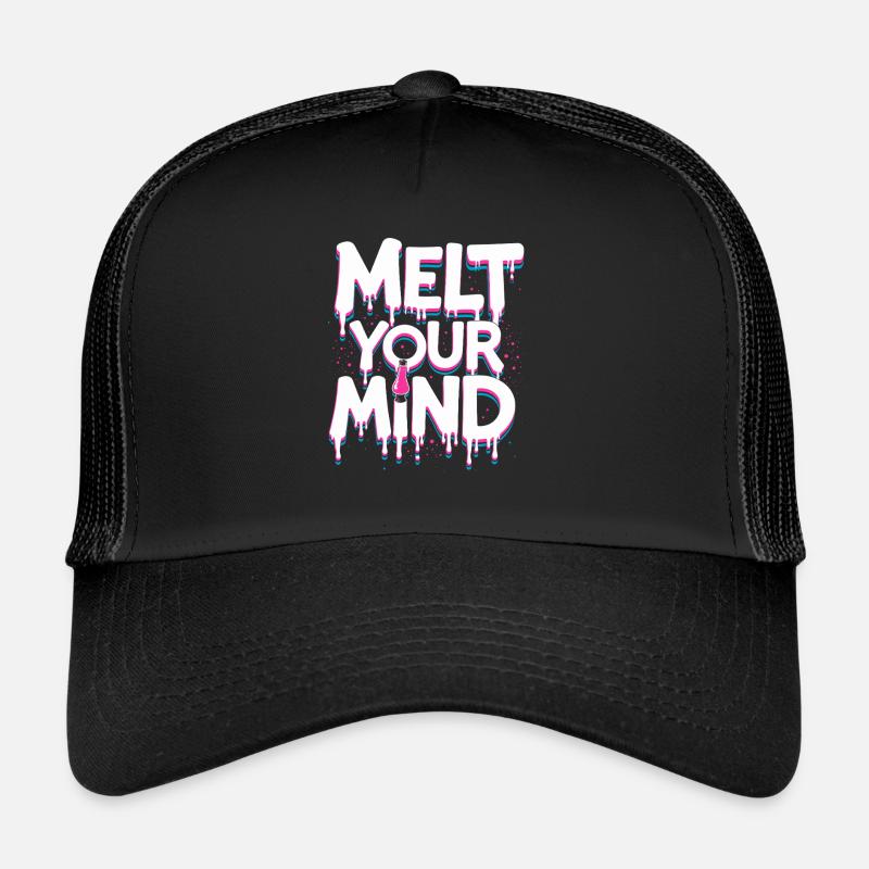 Lampe à lave Rétro Esthétique Psychédélique Casquette trucker 