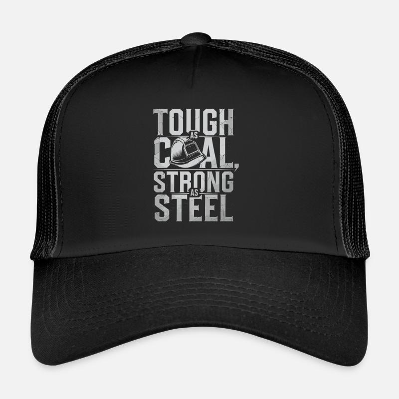 mineur de charbon travailleur minier souterrain casque de sécurité Casquette trucker 