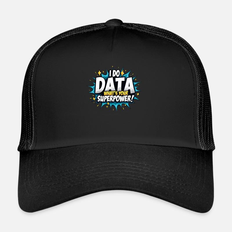 Data Analyst Big Data Specialist Business - Trucker Cap - Schwarz/Schwarz