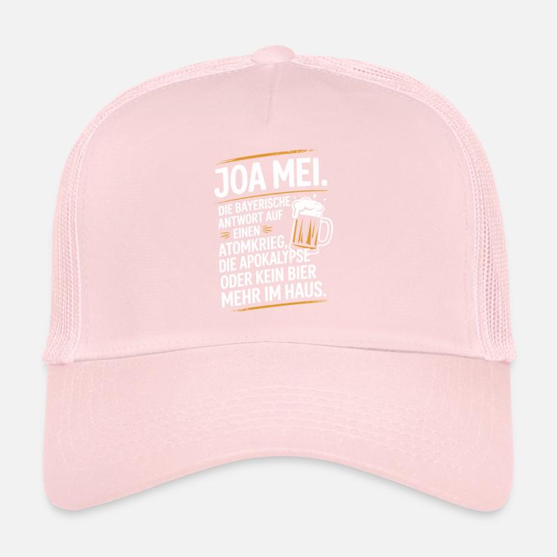 Joa Mei Bayerischer Sarkasmus Egal Dialekt Bier Trucker Cap