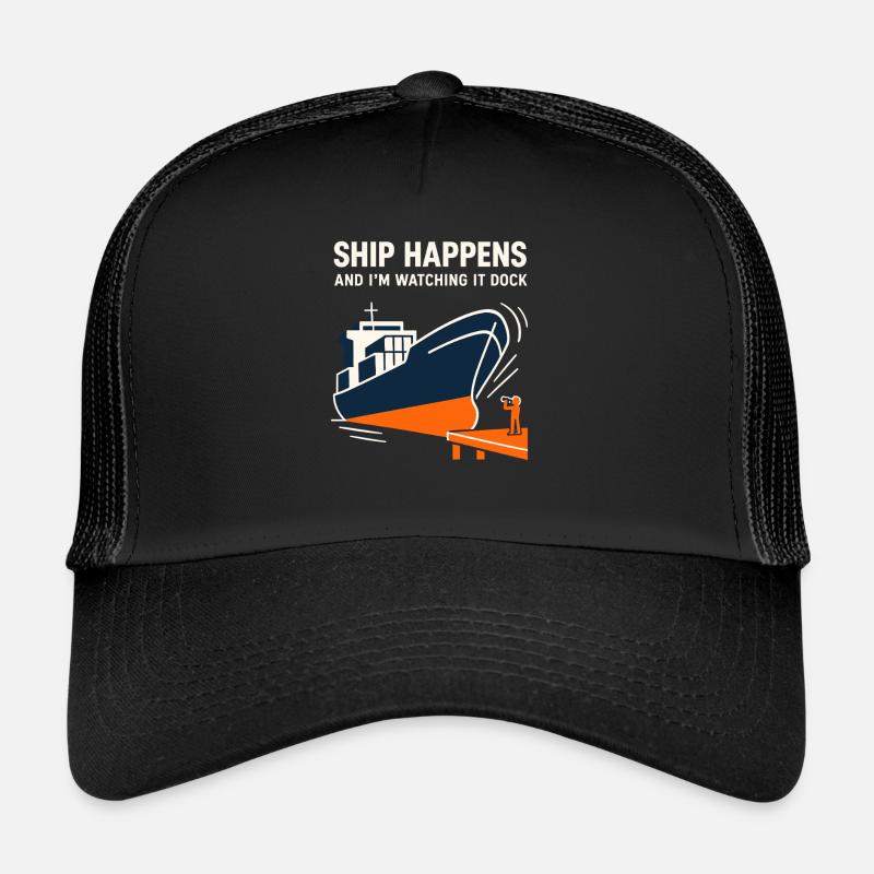 Schiff-sichtgerät Containerschiff Frachtschiff Trucker Cap