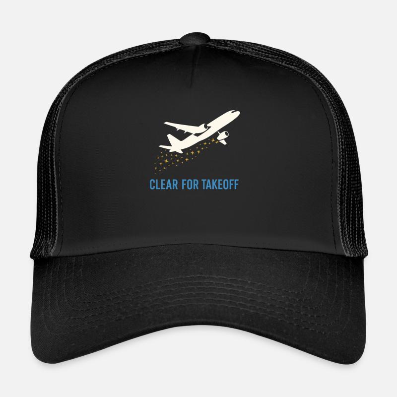 Flight Attendant Cabin Crew Life Aviation Trucker Cap