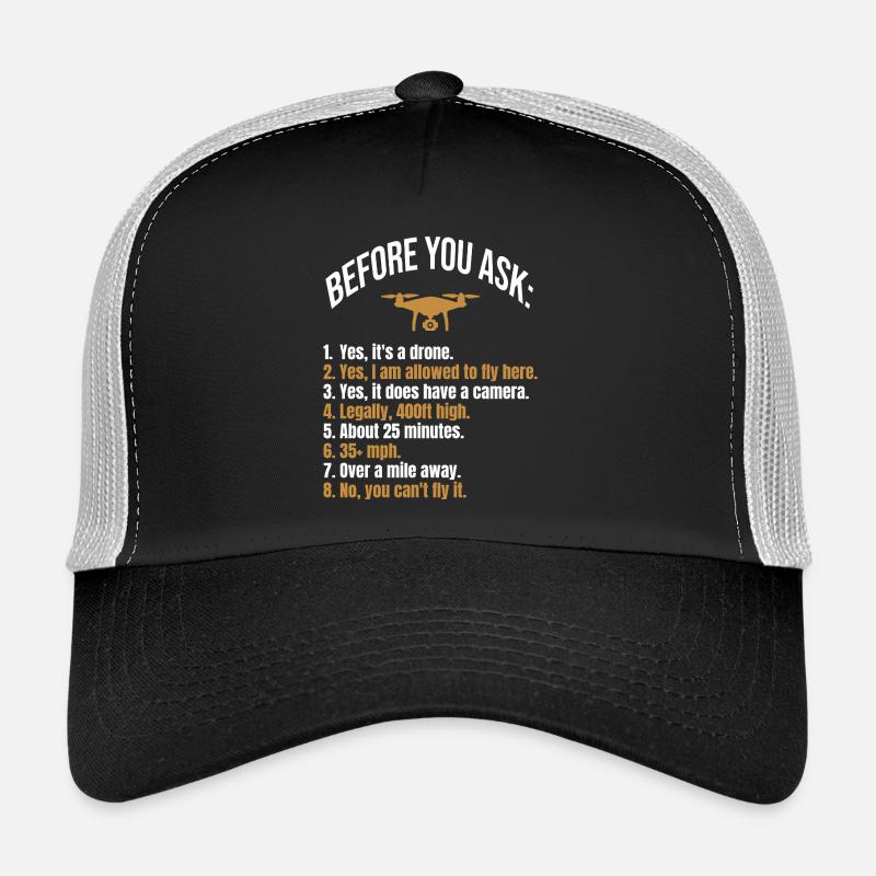Avant de demander à Drone Casquette trucker 