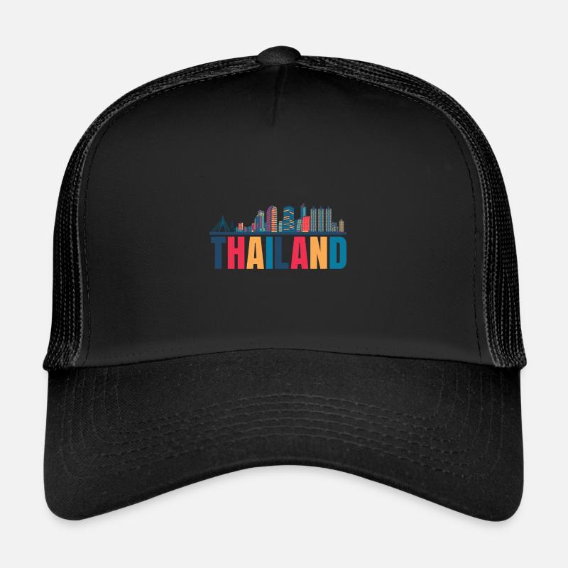 Thailand - Trucker Cap - Schwarz/Schwarz