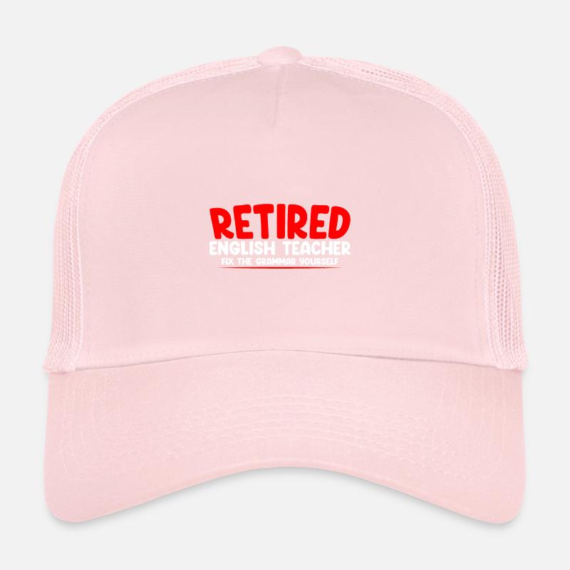 Professeur d’anglais à la retraite, corrigez la grammaire vous-même2 Casquette trucker 