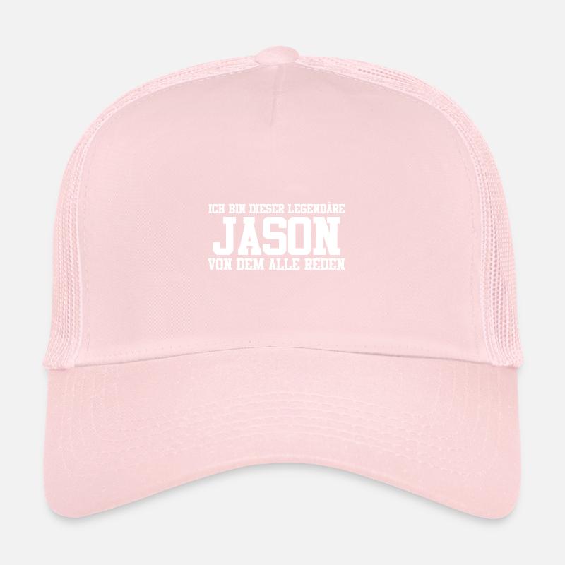 Jason Name Design Trucker Cap