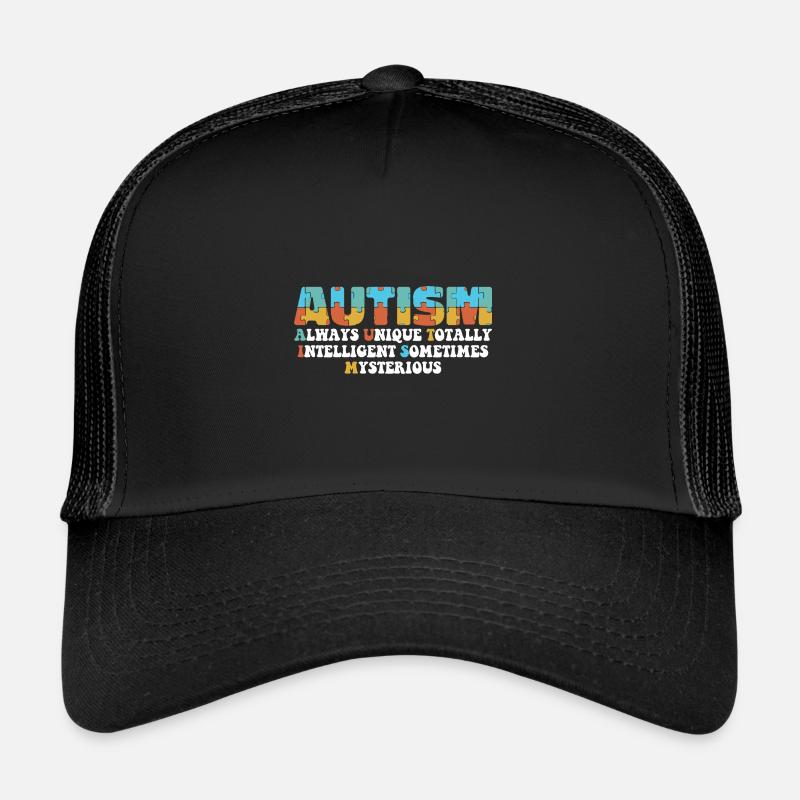 Autism Awareness Month Puzzle Always Unique And Trucker Cap