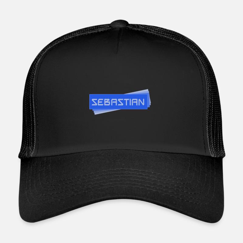 Prénom Sebastian Casquette trucker 