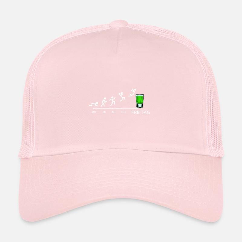 Pfeffi Evolution Pfefferminz Likör Saufen JGA Trucker Cap