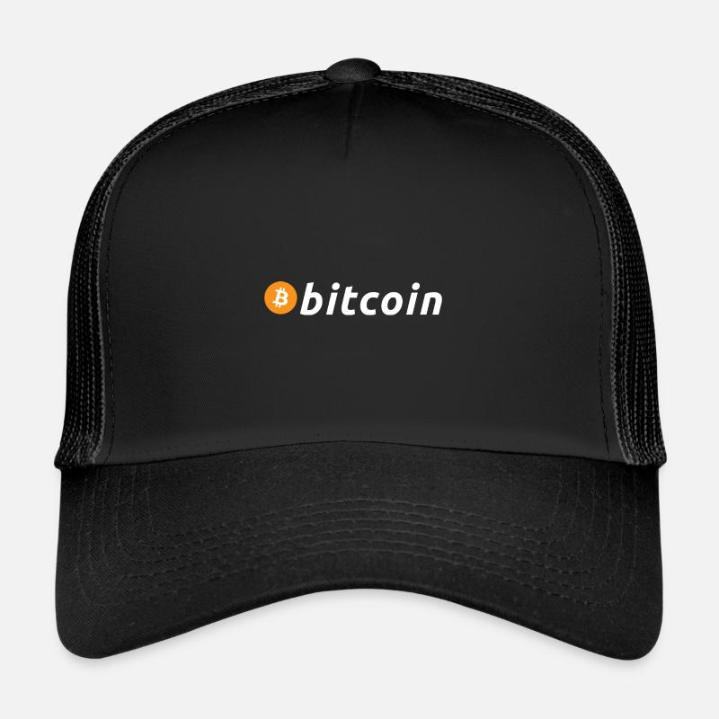 Bitcoin - Trucker Cap - Schwarz/Schwarz