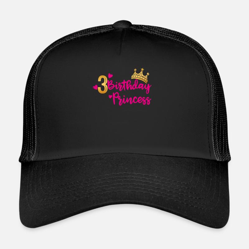 Birthday Princess 3. Geburtstag Mädchen Geschenk Trucker Cap